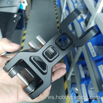 Soporte de motor de quadcopter de aluminio anodizado personalizado